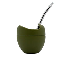 Charger l'image dans la galerie, Gourde à maté en silicone avec bombilla (Maétina)