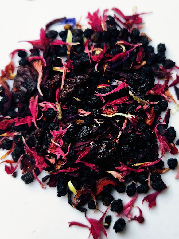 Baies de sureau et hibiscus