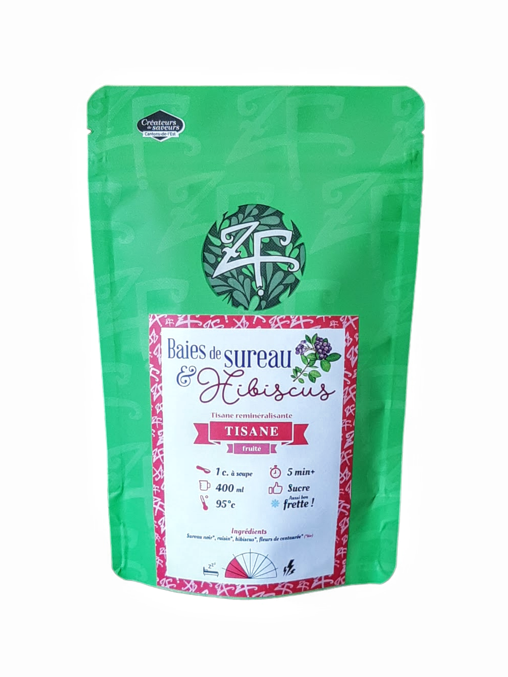 Baies de sureau et hibiscus
