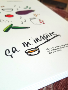 Livre "Ça m'inspire - 100 recettes végétales et astuces pour un mode de vie sain" (Catherine Migneault et Jean-François Vachon)