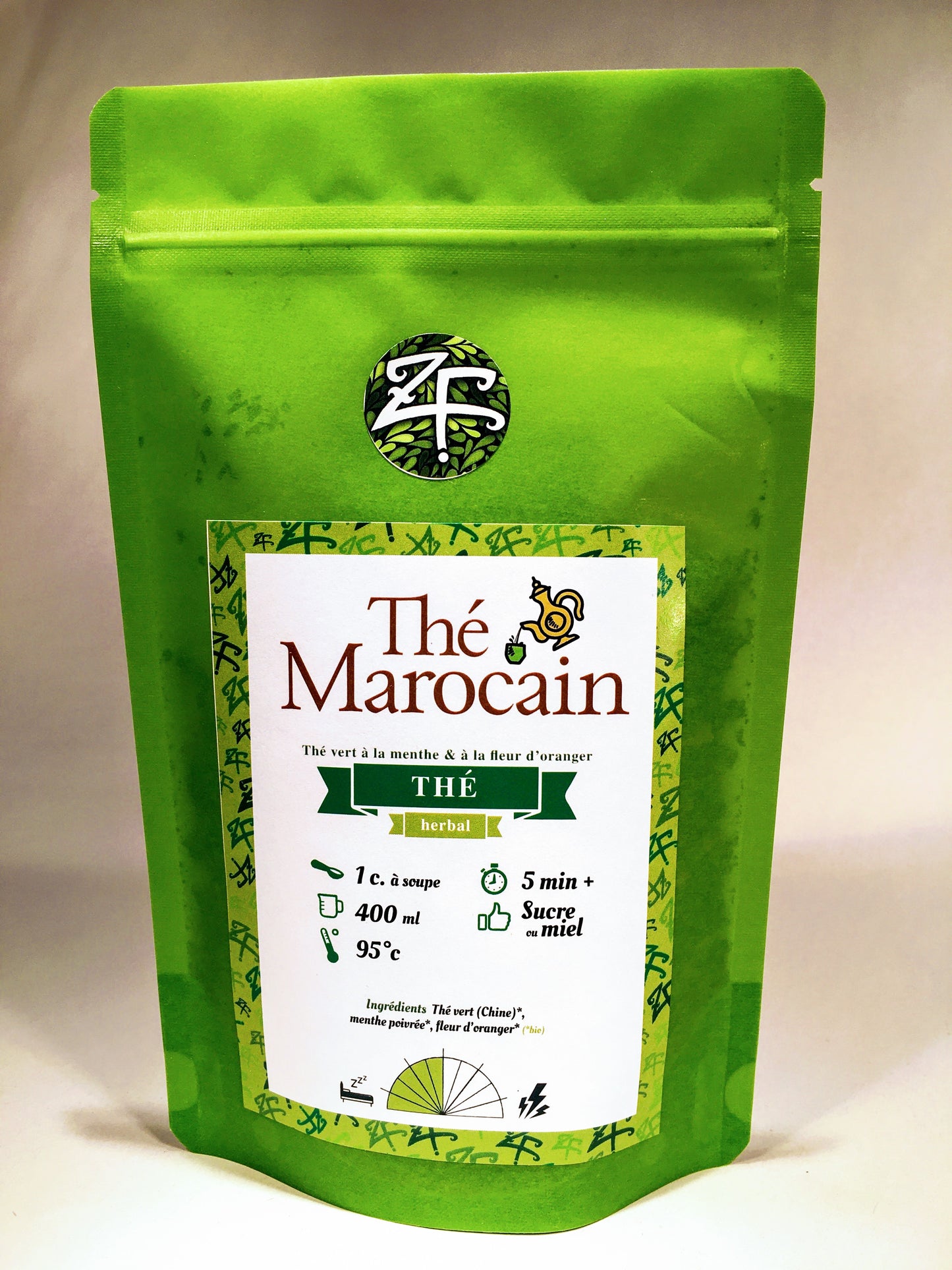 Marocain à la menthe et à la fleur d'oranger